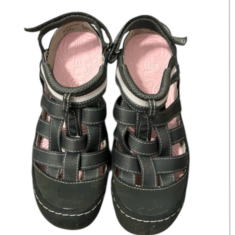 JBU by Jambu women’s 7M Olympia water ready gray and pink sport sandals